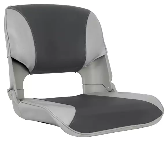 OS SKIPPER SEAT FOLDING UPHOLSTERED GREY/CHARCOAL - Duell venetarvikkeet - 132614 - 1