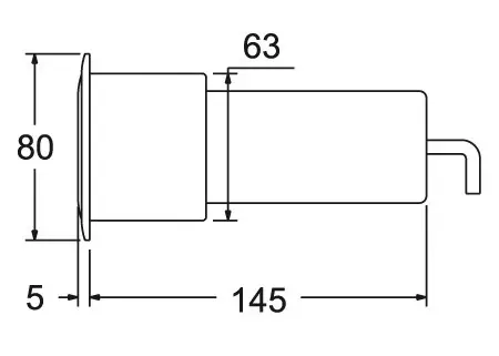 Osculati Vedenalainen LED valo 1x10W Sininen - Duell venetarvikkeet - 7644 - 1