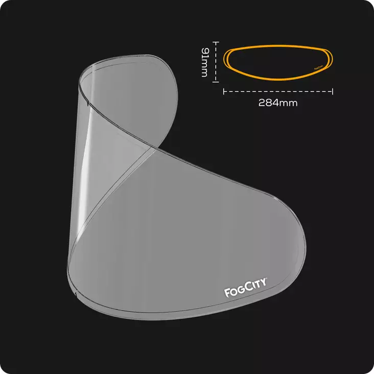 Pinlock FOGCITY Easy Universaali Full Face Medium - Duell ajovarusteet - 58344 - 1