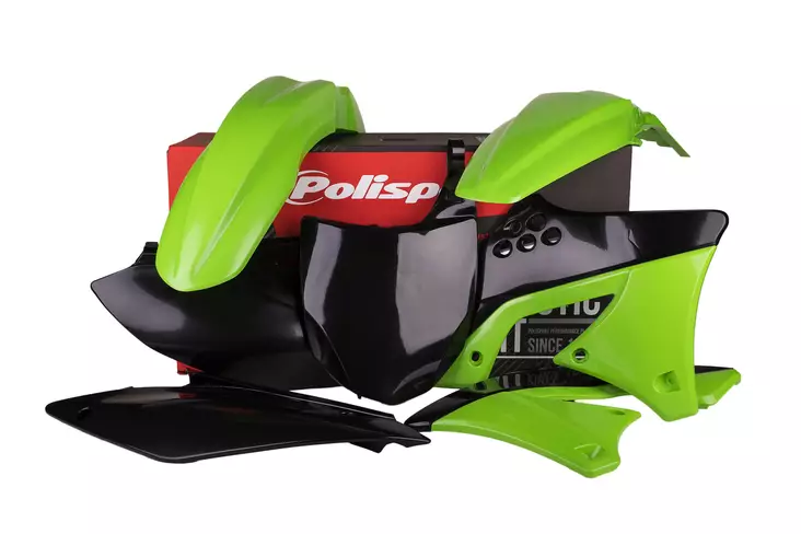Polisport complete kit Kawasaki KX250F(09-12) OEM color(12) (1) - Duell MP varaosat ja tarvikkeet - 129744 - 1