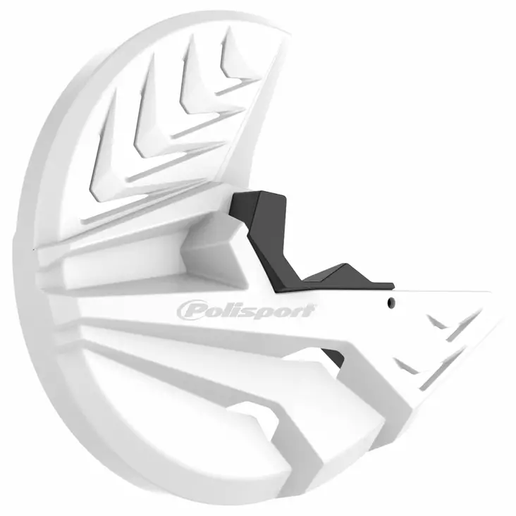Polisport Disk w/botto fork prot GasGas EC(09->) XC(17-20) white/black (8) - Duell MP varaosat ja tarvikkeet - 129524 - 1