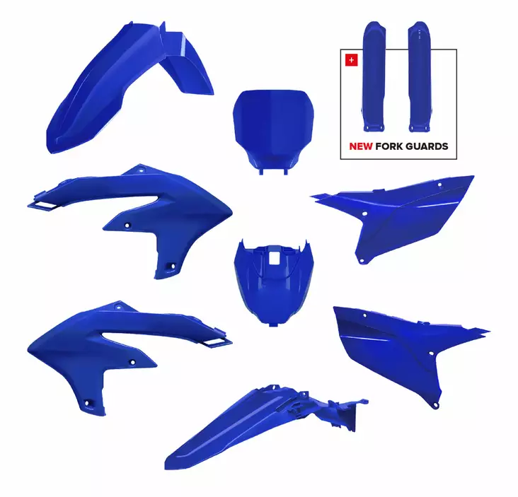 Polisport Full kit Yamaha YZ450F 23-25 YZ250F 24-.. Blue/Bue - Duell MP varaosat ja tarvikkeet - 129234 - 1