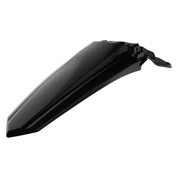 Polisport rear fender KX250F 21-24 KX450F 19-23 Black (6) - Duell MP varaosat ja tarvikkeet - 131034 - 1