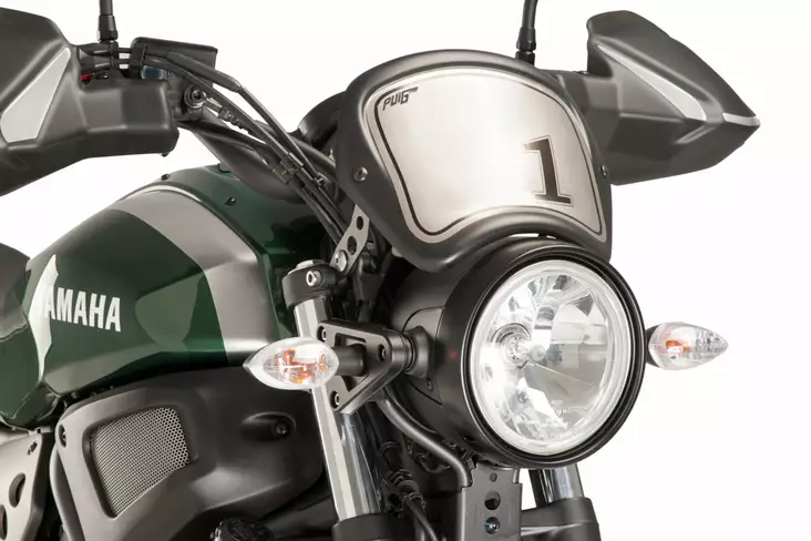 Puig Aluminium Front Plate Abs Universal Headlight C/Bl - Duell MP varaosat ja tarvikkeet - 95094 - 1