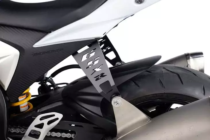 Puig Exahust Bracket Left Suzuki Gsxr1000 09'-11' Black - Duell MP varaosat ja tarvikkeet - 93654 - 1