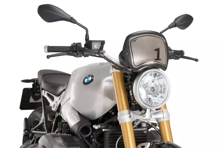 Puig Front Plate Bmw R Nine T 14'-18' C/Black - Duell MP varaosat ja tarvikkeet - 90314 - 1