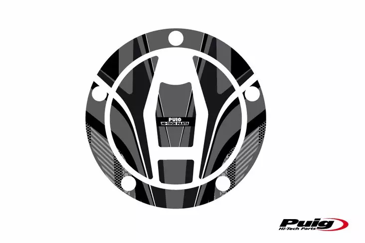 Puig Fuel Cap Cover Mod. Radical Kawasaki C/Grey - Duell MP varaosat ja tarvikkeet - 90854 - 1