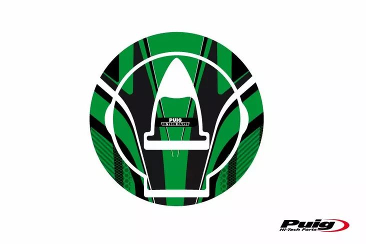 Puig Fuel Cap Cover Radical Ducati C/Green - Duell MP varaosat ja tarvikkeet - 92824 - 1