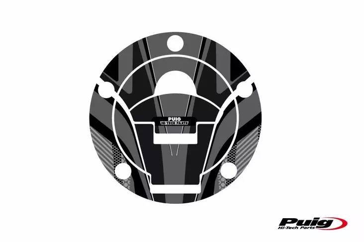 Puig Fuel Cap Cover Radical Ducati C/Grey - Duell MP varaosat ja tarvikkeet - 93024 - 1