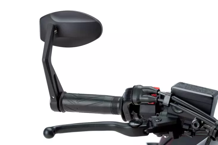 Puig Handlebar End Mirror Mp L/Der./Izdo. C/Black - Duell MP varaosat ja tarvikkeet - 92304 - 1