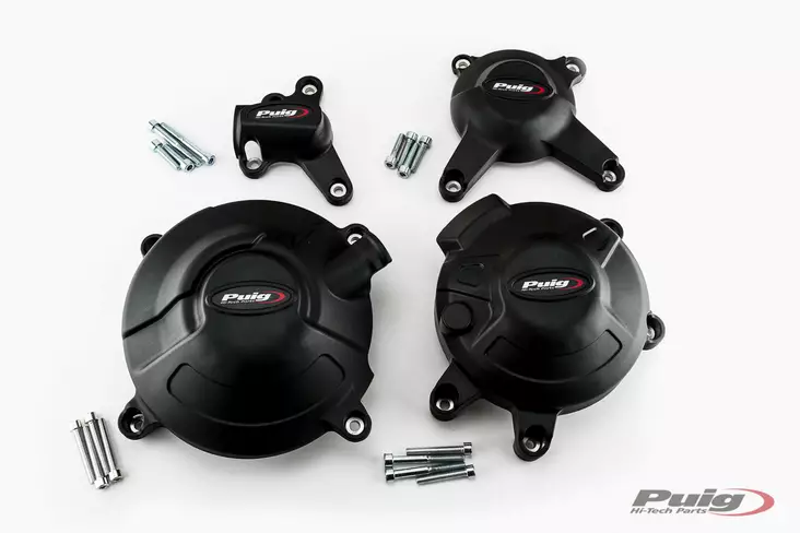 Puig Kit 3 Caps Engine Cover Yamaha Mt-09/Mt-09 Sp C/Bl - Duell MP varaosat ja tarvikkeet - 100034 - 1