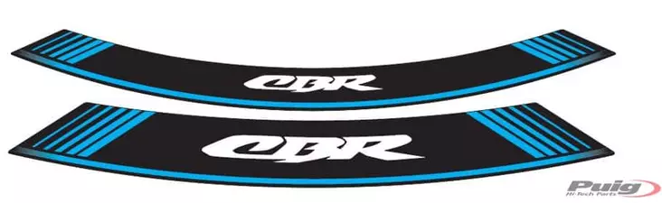 Puig Kit 8 Rim Strips Cbr C/Blue - Duell MP varaosat ja tarvikkeet - 92604 - 1