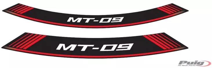Puig Kit 8 Rim Strips Mt-09 C/Red - Duell MP varaosat ja tarvikkeet - 90444 - 1