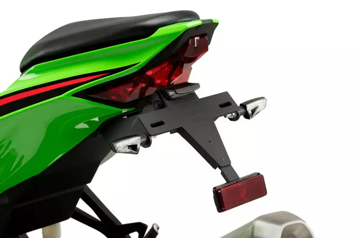 Puig License Support Kawasaki Zx-4R/Zx-4Rr 24' C/Black - Duell MP varaosat ja tarvikkeet - 96614 - 1