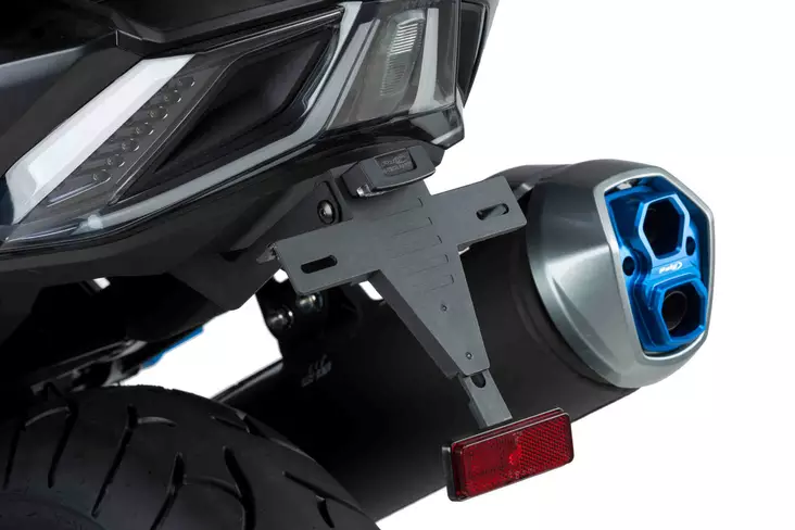 Puig License Support Kymco Ak550 17-18' C/Black - Duell MP varaosat ja tarvikkeet - 91104 - 1