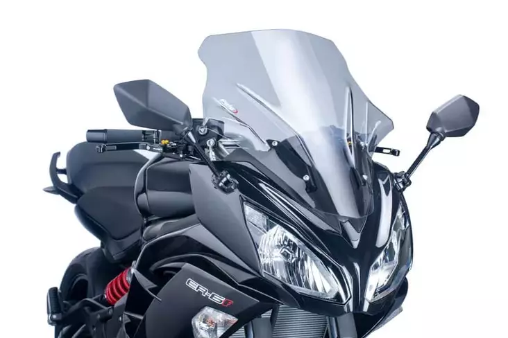 Puig Racing Screen Kawasaki Er6F 12-17 C/Smoke - Duell MP varaosat ja tarvikkeet - 92504 - 1