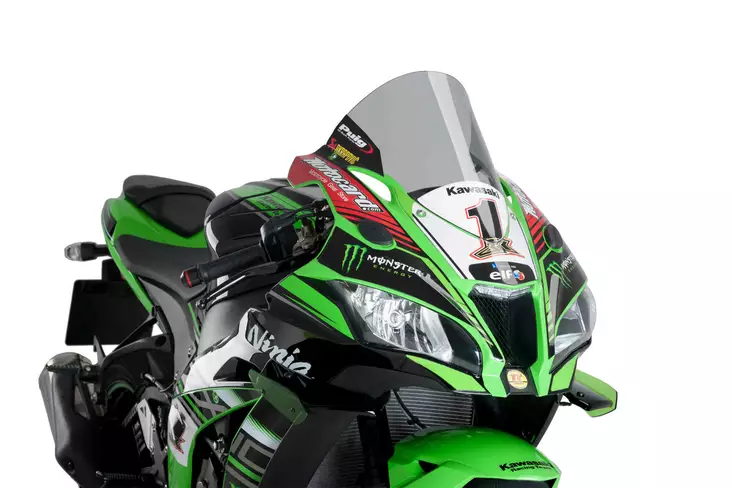 Puig Racing Screen Kawasaki Zx-10R/Rr 16'-18' C/Smoke - Duell MP varaosat ja tarvikkeet - 90094 - 1