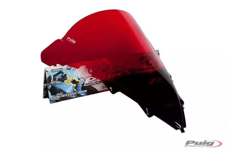Puig Racing Screen Yamaha R1 09-14' C/Red - Duell MP varaosat ja tarvikkeet - 94024 - 1