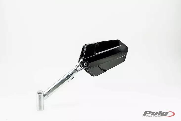 Puig Rear Mirror Mod. Explorer Homolog. Left C/Alu-Blac - Duell MP varaosat ja tarvikkeet - 99234 - 1