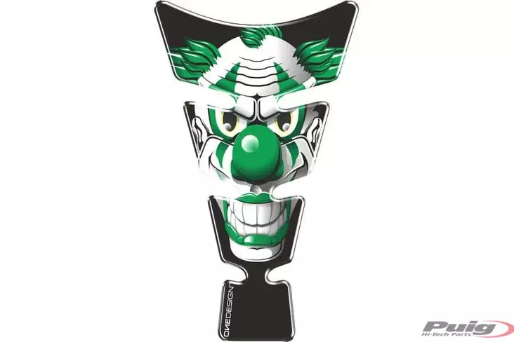 Puig Tank Pad Clown C/Green - Duell MP varaosat ja tarvikkeet - 90344 - 1