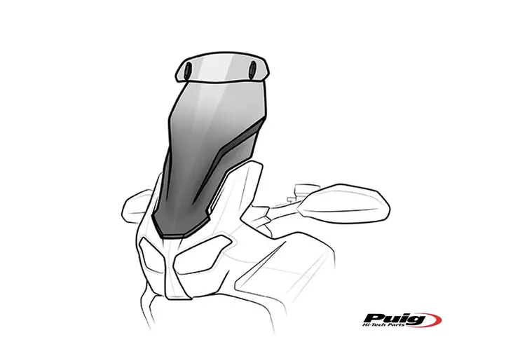 Puig Touring Screen Plus/Visor Ktm 1290 Super Adventure - Duell MP varaosat ja tarvikkeet - 98444 - 1