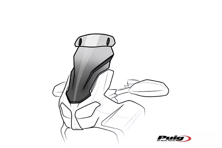 Puig Touring Screen/Visor Ktm 1290 Super Adventure R/S - Duell MP varaosat ja tarvikkeet - 98474 - 1
