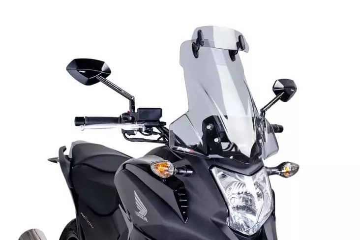 Puig Touring Shields W/Visor Honda Nc700X 12-13 C/Smoke - Duell MP varaosat ja tarvikkeet - 93074 - 1