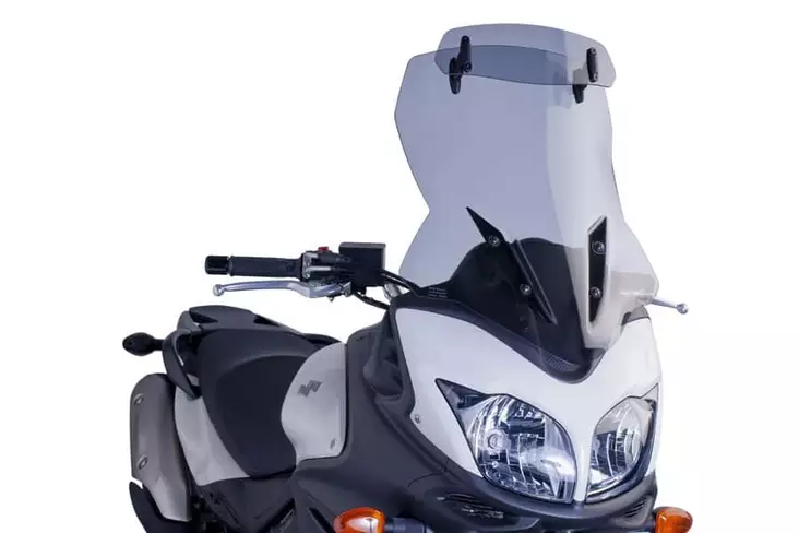 Puig Touring Shields W/Visor Suzuki Vstrom 12-16' C/Smo - Duell MP varaosat ja tarvikkeet - 92874 - 1