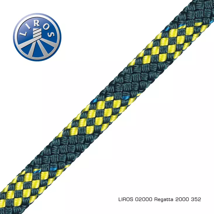 Regatta 2000 steelblue-yellow 6mm x 200m - Duell venetarvikkeet - 66474 - 1