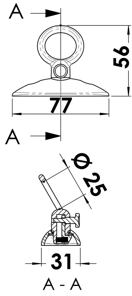 Removable fender lock - Duell venetarvikkeet - 5784 - 1