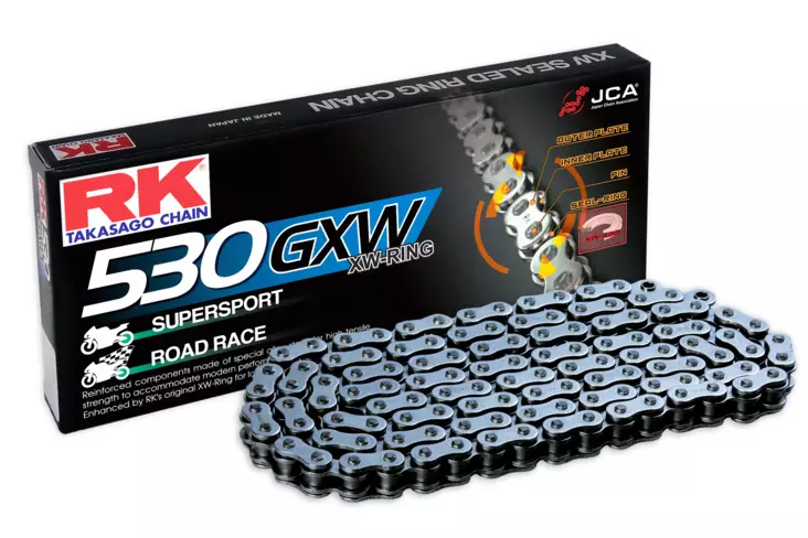 RK 530GXW XW-rengasketju +CLF(Niittil.) - Duell MP varaosat ja tarvikkeet - 116334 - 1