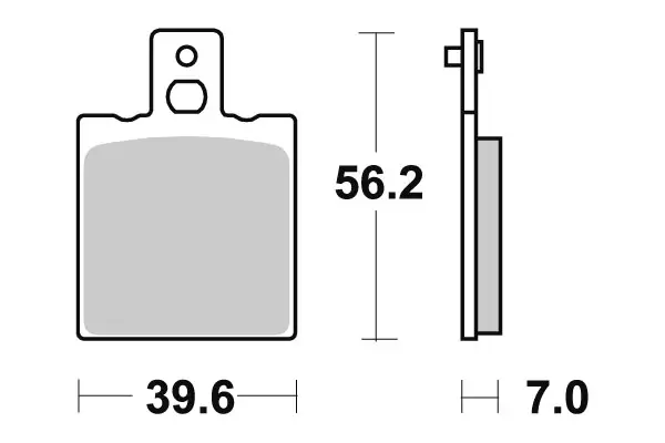 Sbs Jarrupalat Ceramic (519HF) - Duell MP varaosat ja tarvikkeet - 124364 - 1