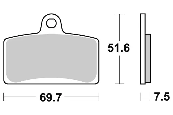 Sbs Jarrupalat Sintered - Duell MP varaosat ja tarvikkeet - 123414 - 1