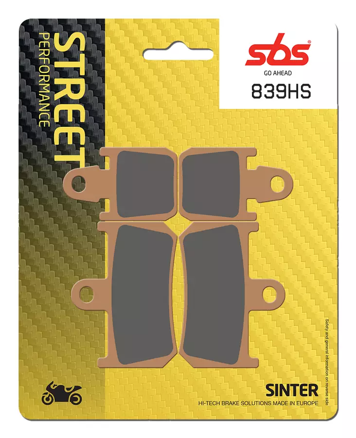 Sbs Jarrupalat Sintered - Duell MP varaosat ja tarvikkeet - 123954 - 1