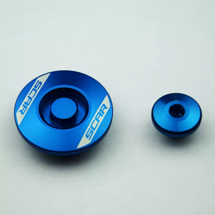 Scar Engine Plugs - Yamaha Blue color - Duell MP varaosat ja tarvikkeet - 75944 - 1