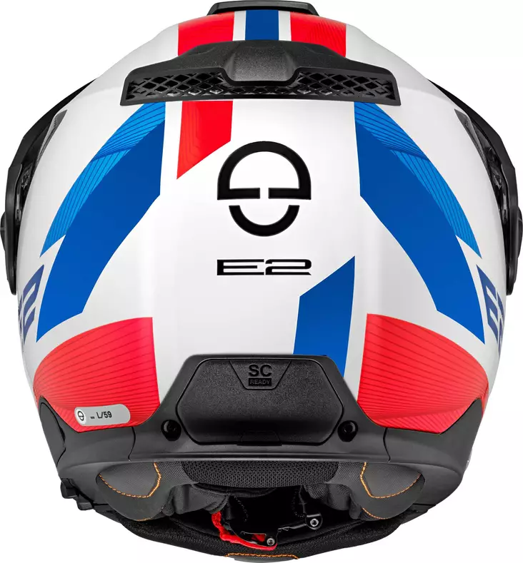 Schuberth Kypärä E2 Defender Valkoinen/Sininen, 63 2XL - Duell ajovarusteet - 66044 - 1