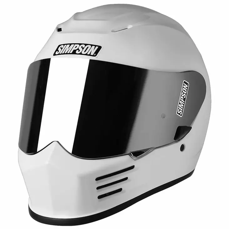 SIMPSON Kypärä Speed 06 solid valkoinen, L - Duell ajovarusteet - 54454 - 1