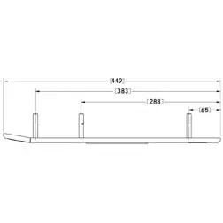 Sno-X Ripper Four Ohjausrauta pari 4" Kovametalli - Duell MK varaosat ja tarvikkeet - 22174 - 1