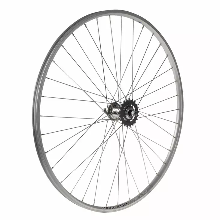 Takapyörä 28" 18-622 VELOSTEEL 1v Alex DM 18 jalkajarrulla 2-pohja alumiini - Duell polkupyörien varaosat ja tarvikkeet - 58684 - 1