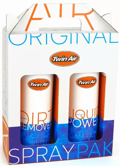 Twin Air Liquid Power Spray + Liquid Dirt Remover Spray Pak (2x500ml) (12) (IMO - Duell MP varaosat ja tarvikkeet - 125174 - 1