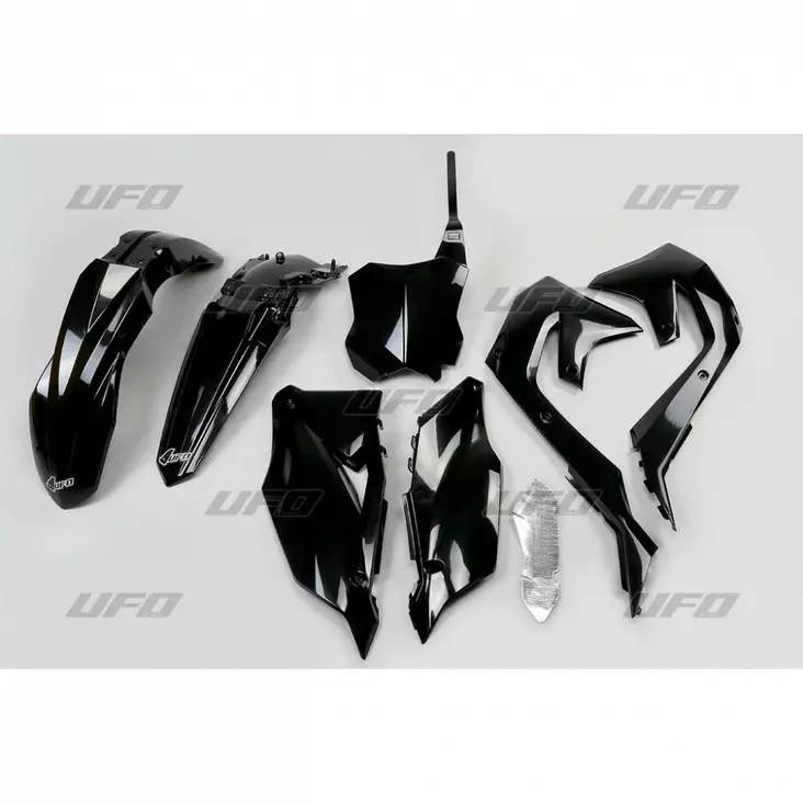 UFO Muovisarja 5-osainen Musta 001 KX250F 21-24 KX450F 19-23 - Duell MP varaosat ja tarvikkeet - 47944 - 1