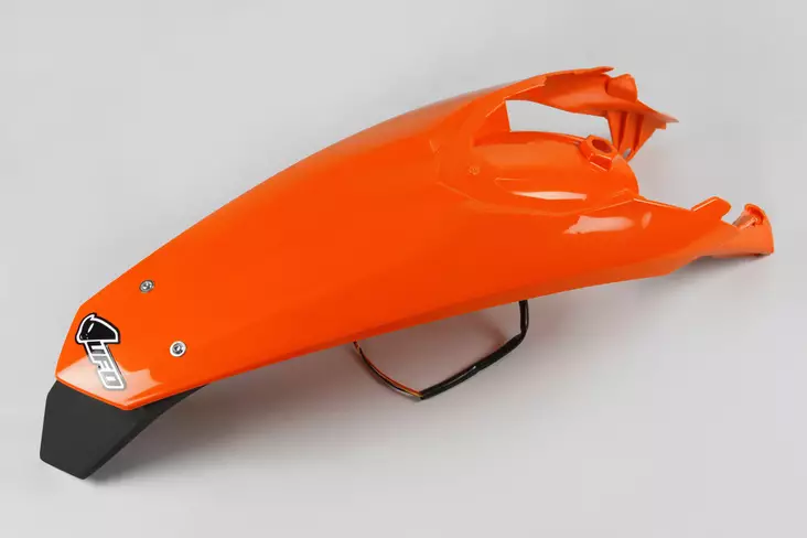 UFO Rear Fender Enduro LED EXC/EXC-F 125-500 2012-16 Oranssi 127 - Duell MP varaosat ja tarvikkeet - 48144 - 1