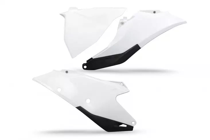 UFO Sivunumerokilvet GasGas MC125-450 + EC250-350 2021-23 Valkoinen 041 - Duell MP varaosat ja tarvikkeet - 47124 - 1