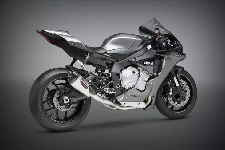 Yoshimura 3/4 System Exhaust Yamaha Yzf-R1/M/S 2015-19 Race Alpha T 3Qtr Ti-Ti- - Duell MP varaosat ja tarvikkeet - 113854 - 1