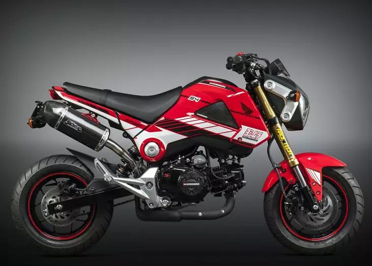 Yoshimura Honda Grom 2014-15 Yoshimura Graphics Kit Red - Duell MP varaosat ja tarvikkeet - 112594 - 1