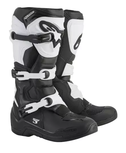 Alpinestars Saapas Tech 3 musta/valkoinen, 39 - Duell ajovarusteet - 38484 - 1