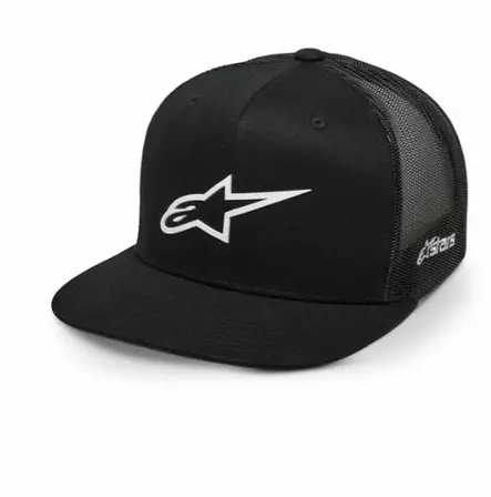 Alpinestars Trucker Hat 3D Ageless Musta/Valkoinen - Duell ajovarusteet - 35914 - 1