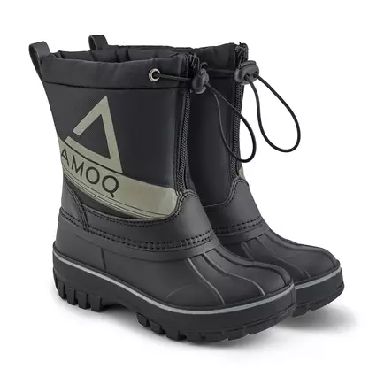 AMOQ Snowtime JNR Saappaat Musta/Harmaa, 33 - Duell ajovarusteet - 52054 - 1