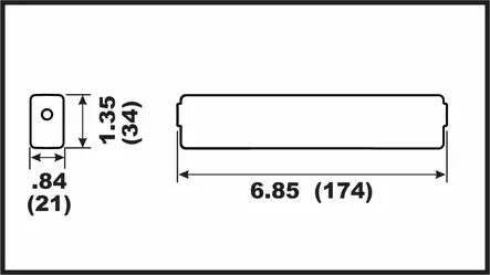 Anodi alumiini tanko Johnson/Evinrude - Duell venetarvikkeet - 135154 - 1