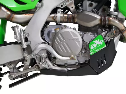 AXP Xtrem HDPE Skid Plate Black Kawasaki KX250/KX250X 25- - Duell MP varaosat ja tarvikkeet - 86534 - 1